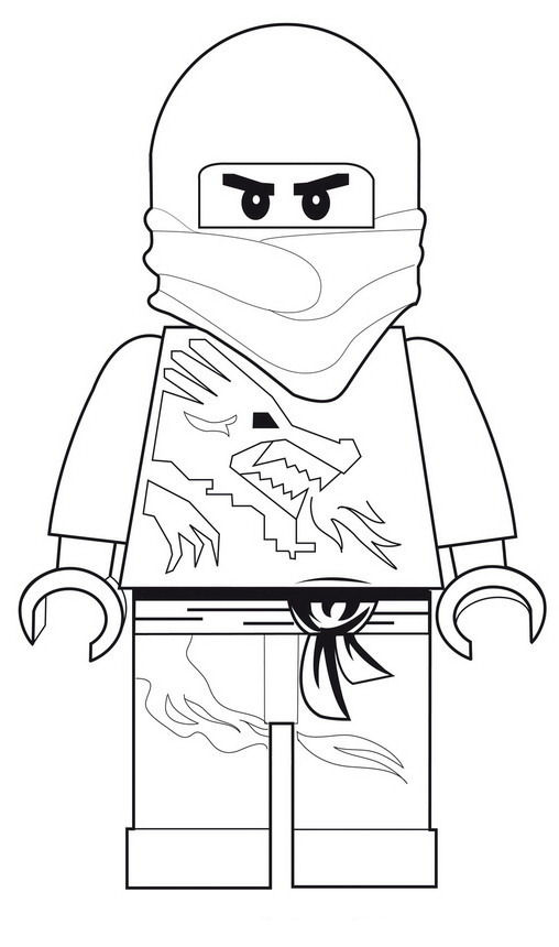 Kidsnfun.de 42 Ausmalbilder von Lego Ninjago